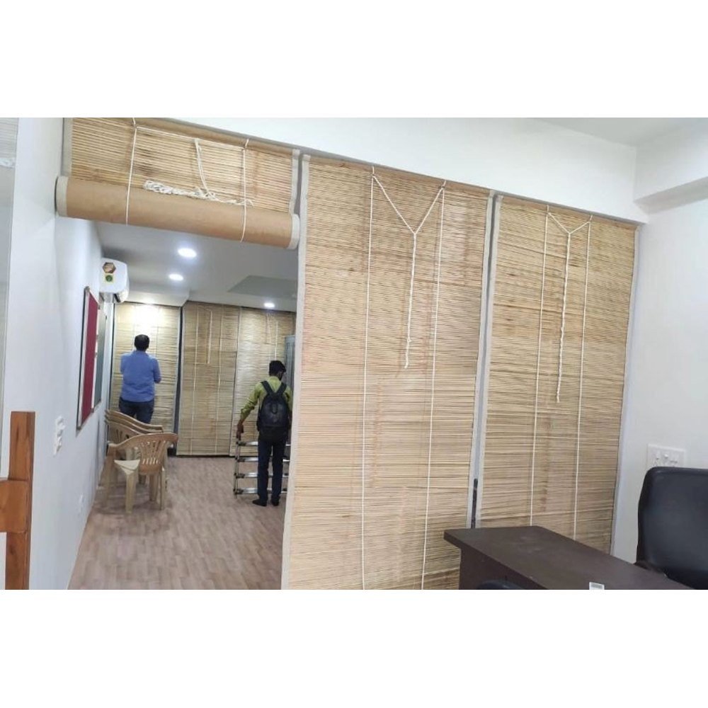 Bamboo Blind Curtains Brown , For Home, Type: Roller Blinds - Image 7
