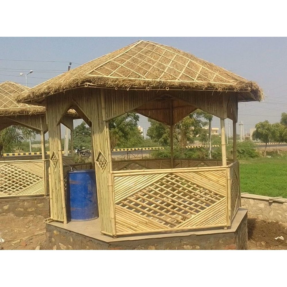 Bamboo Blind Curtains Brown , For Home, Type: Roller Blinds - Image 3