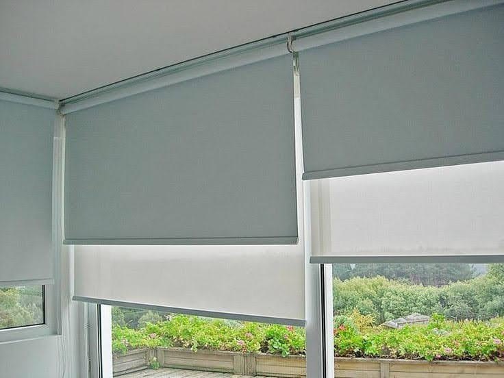 Pvc Roller Blind White Horizontal , For Office - Image 10