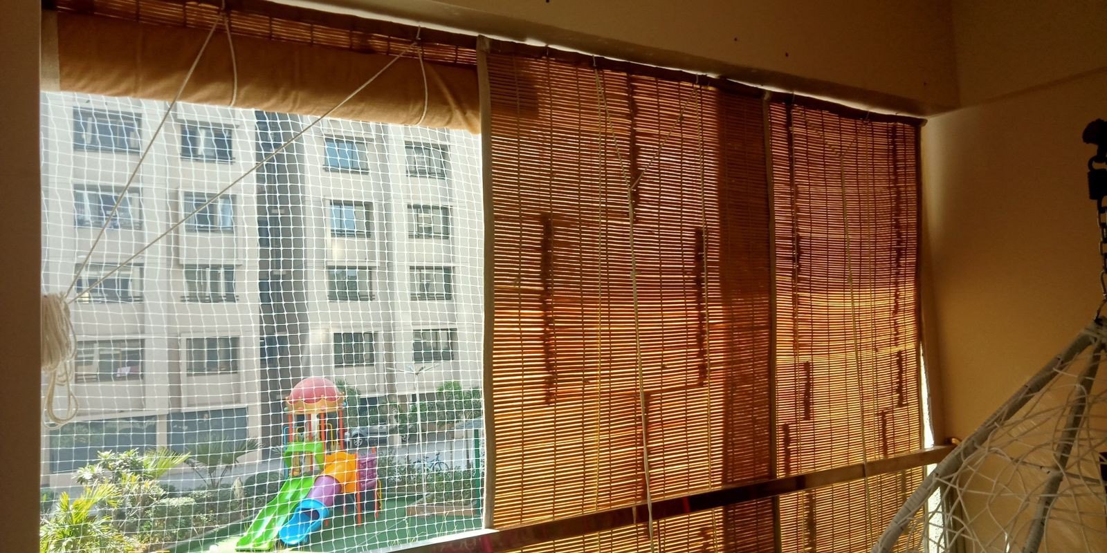 Bamboo Blind Curtains Brown , For Home, Type: Roller Blinds - Image 5