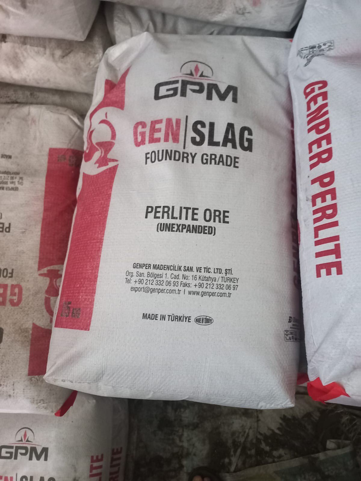 Perlite Ore Slag 30 Powder , 25 kg - Image 4